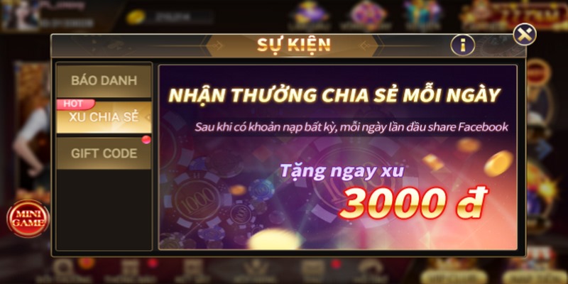 Có nhiều sự kiện đổi quà hấp dẫn tại cổng game