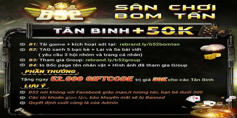 Bạn sẽ nhận được 50.000 VNĐ vào tài khoản chính 